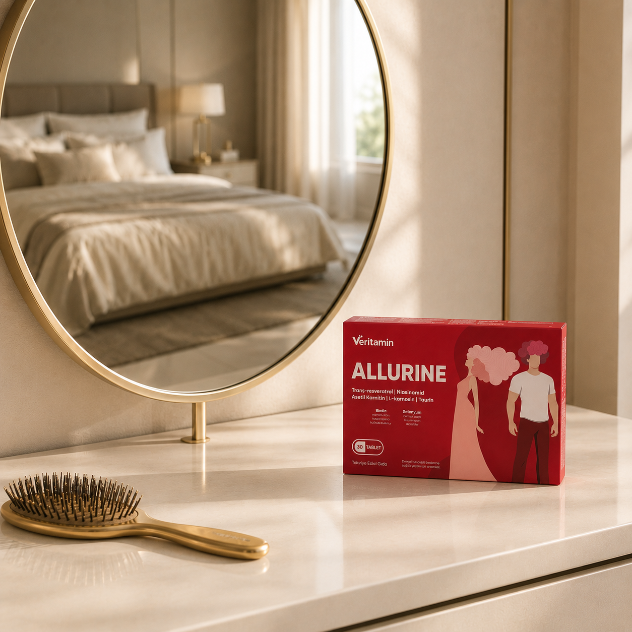 Allurine | Niasinamid, Asetil Karnitin, L-karnosin